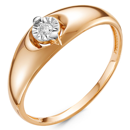 Кольцо, золото, бриллиант, БР111173